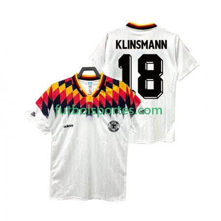 Camiseta Alemania KLINSMANN 18 Retro Primera Equipación 1994